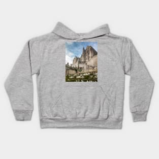 Historic Mont Saint Michel - Normandy, France Kids Hoodie